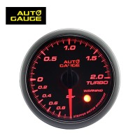 52mm Car Parts LED Smoke Lens 2 Color Turbo Pressure Boost Gauge with sensor